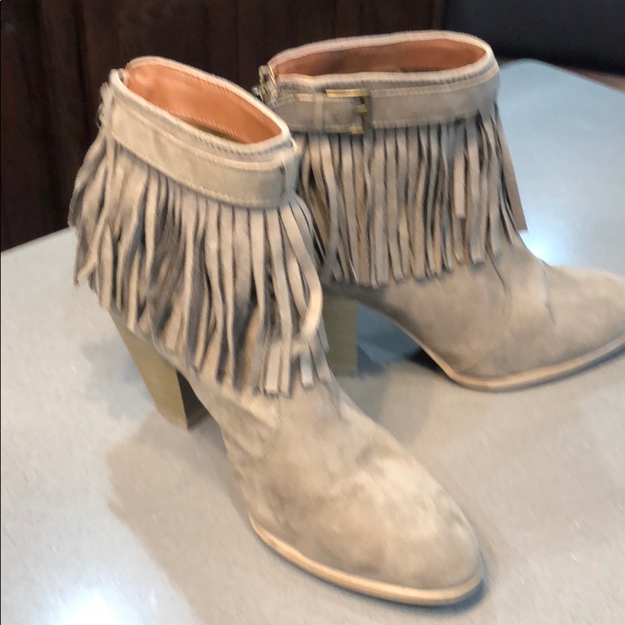 Fringed Booties